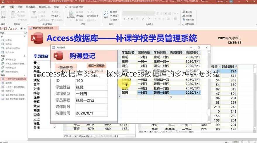 access数据库类型