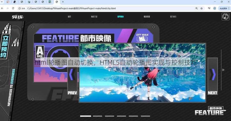 html轮播图自动切换