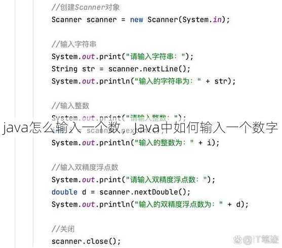 java怎么输入一个数