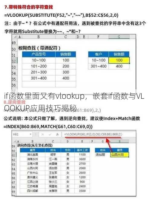 if函数里面又有vlookup