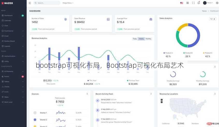 bootstrap可视化布局