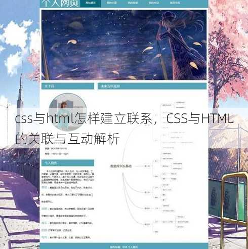 css与html怎样建立联系