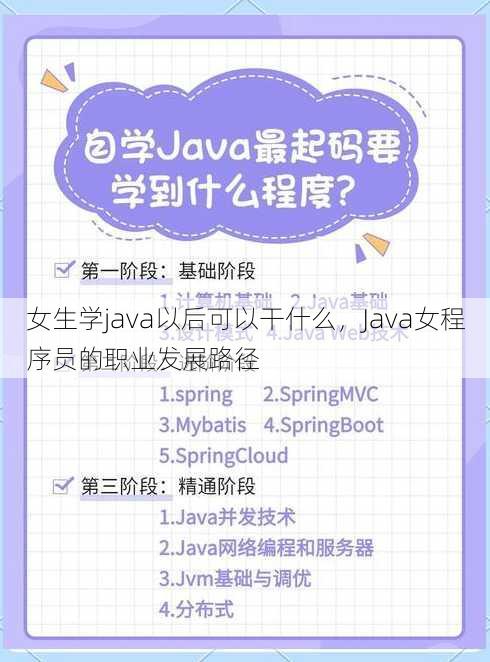 女生学java以后可以干什么