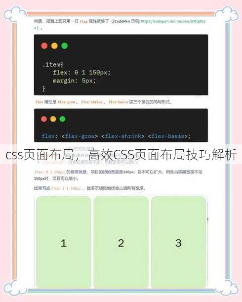css页面布局