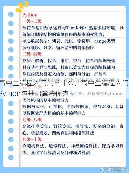 高中生编程入门先学什么