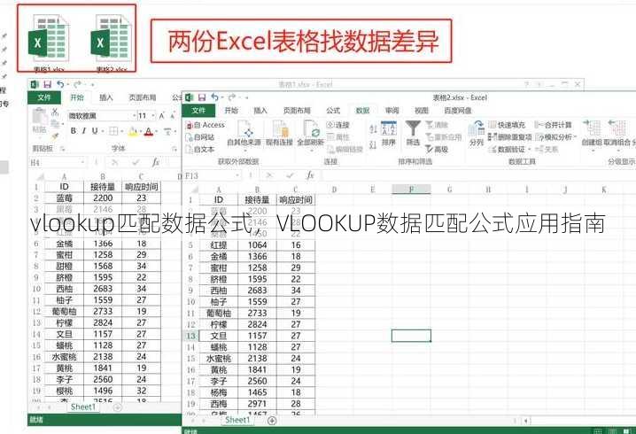 vlookup匹配数据公式