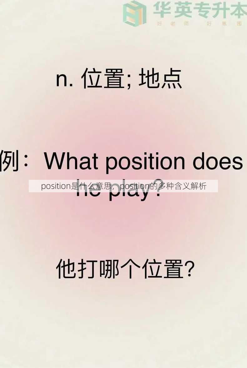 position是什么意思