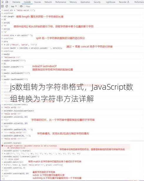 js数组转为字符串格式，JavaScript数组转换为字符串方法详解