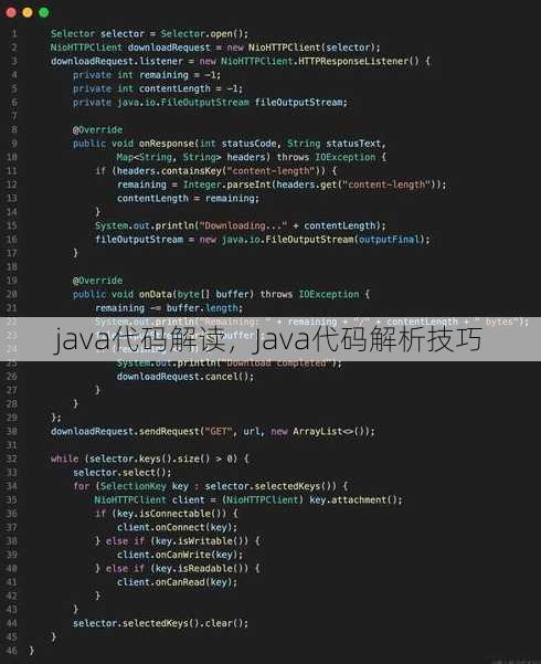 java代码解读