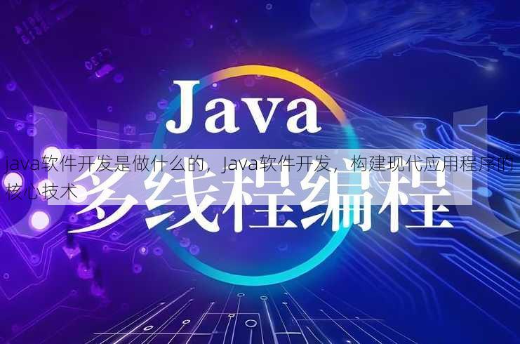 java软件开发是做什么的