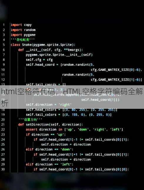 html空格符代码，HTML空格字符编码全解析