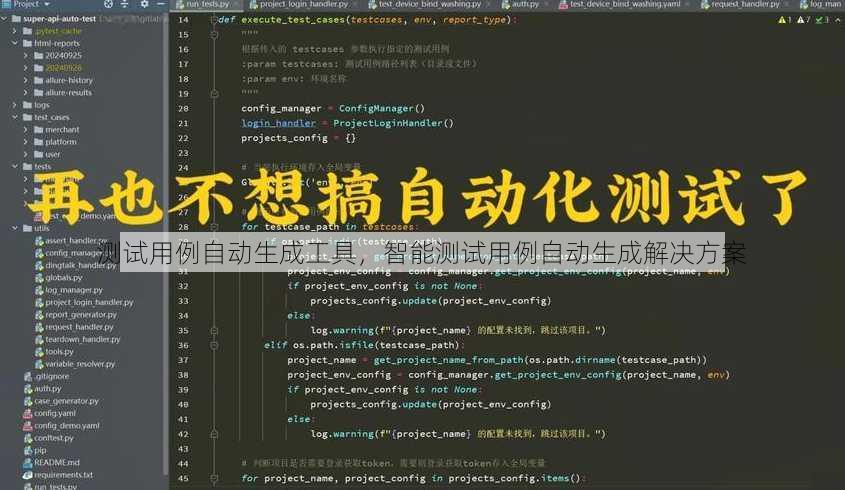 测试用例自动生成工具