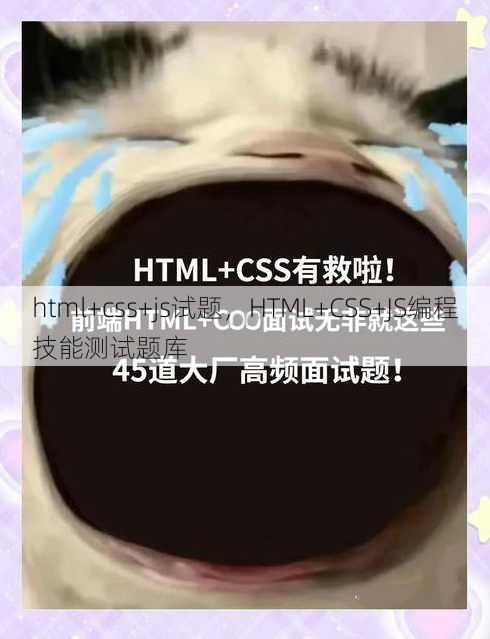 html+css+js试题，HTML+CSS+JS编程技能测试题库
