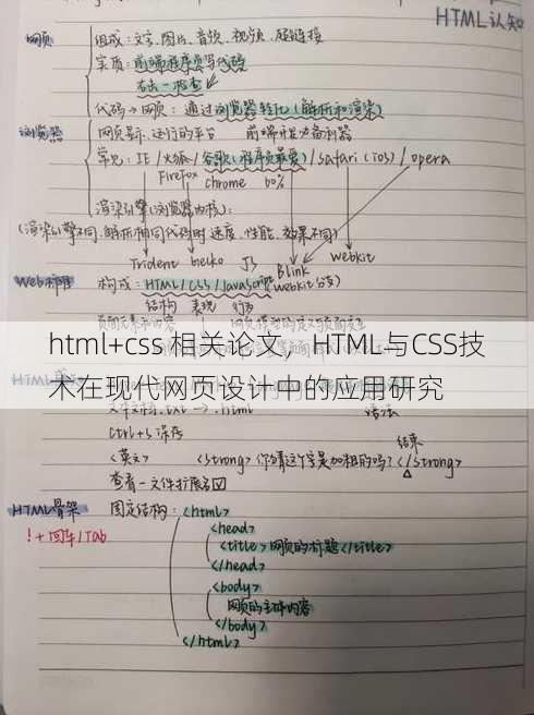 html+css 相关论文，HTML与CSS技术在现代网页设计中的应用研究