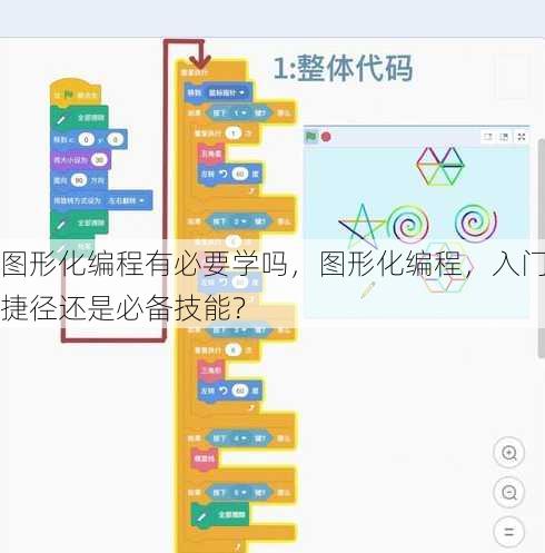 图形化编程有必要学吗，图形化编程，入门捷径还是必备技能？