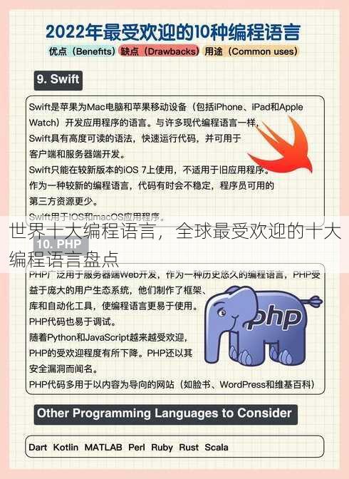 世界十大编程语言