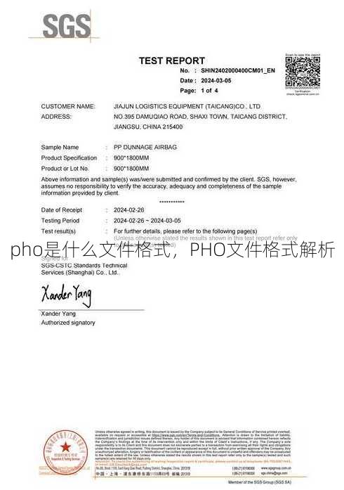 pho是什么文件格式，PHO文件格式解析