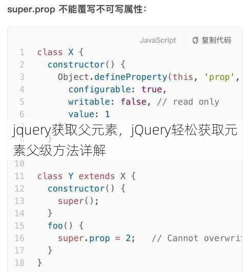 jquery获取父元素，jQuery轻松获取元素父级方法详解