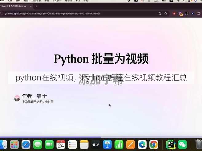 python在线视频