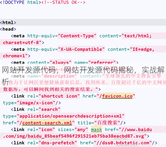 网站开发源代码