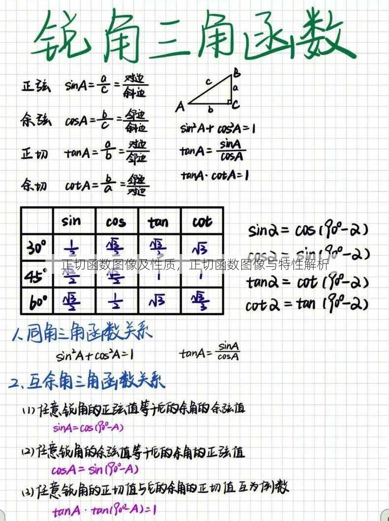 正切函数图像及性质