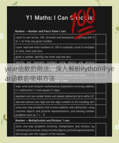 year函数的用法