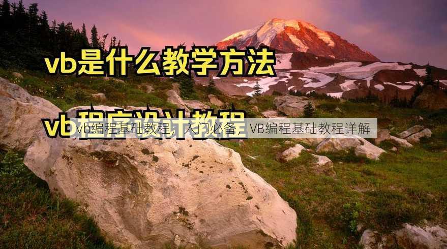 vb编程基础教程